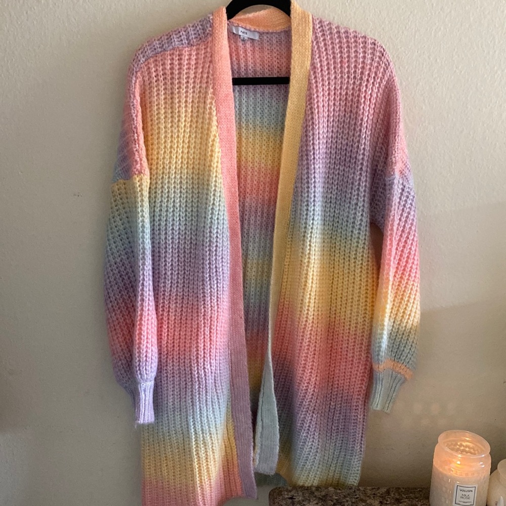 Rainbow cardigan